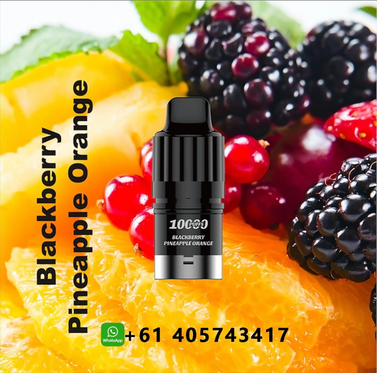 IGET Bar Plus S3 Pod BLACKBERRY PINEAPPLE ORANGE