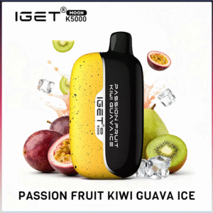 IGET MOON Passion Fruit Kiwi Guava Ice 5000 Puffs