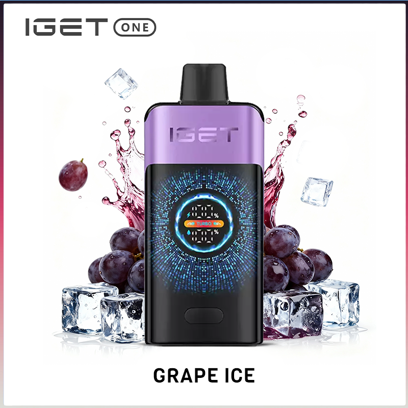 IGET One Grape Ice 12000 Puffs